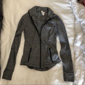 Lulu Lemon Grey workout jacket size 2